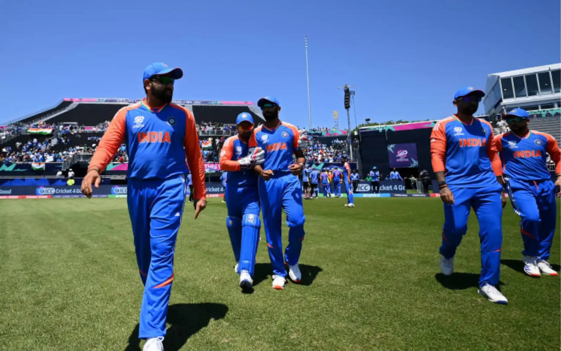 IND players after warm-up game vs BAN (x.com)