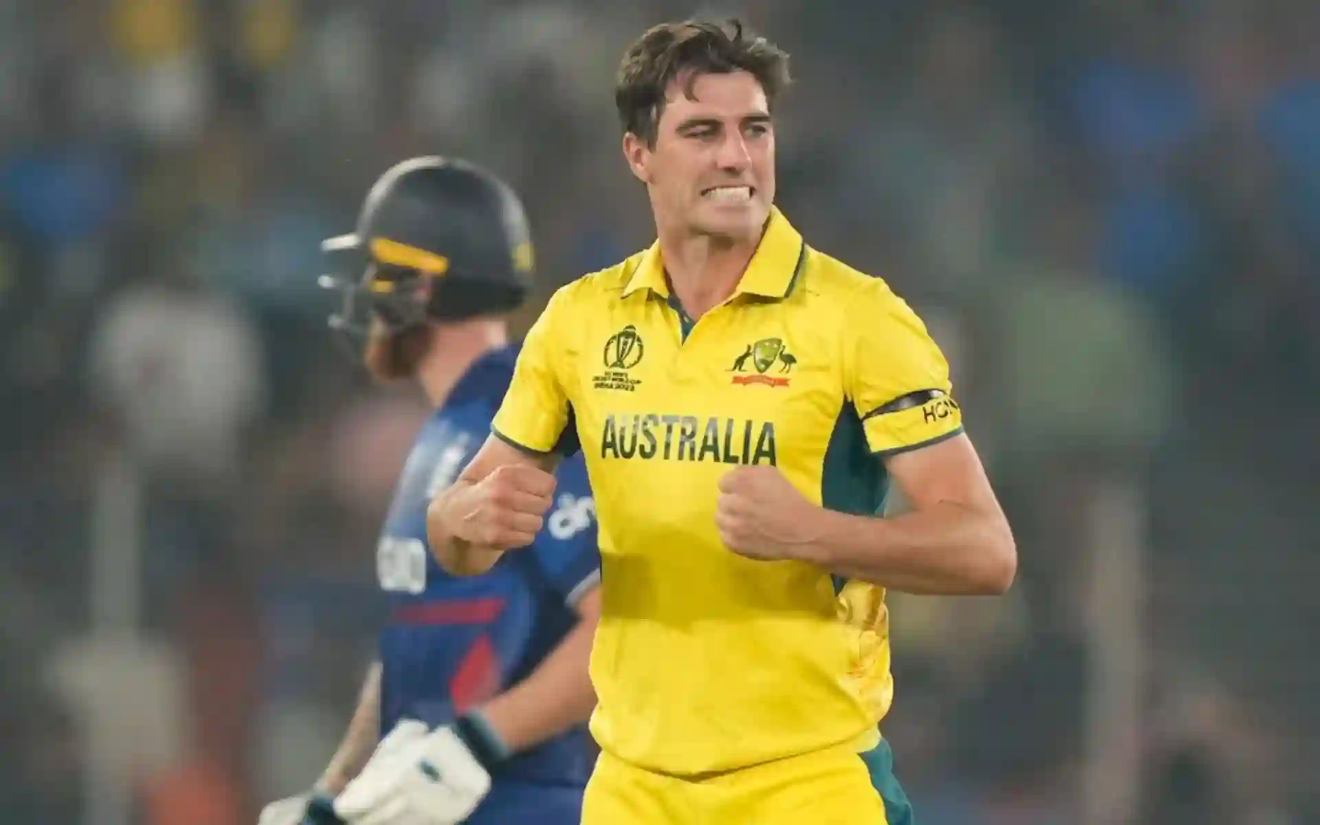 Pat Cummins in action for Australia during the 2023 World Cup (AP)