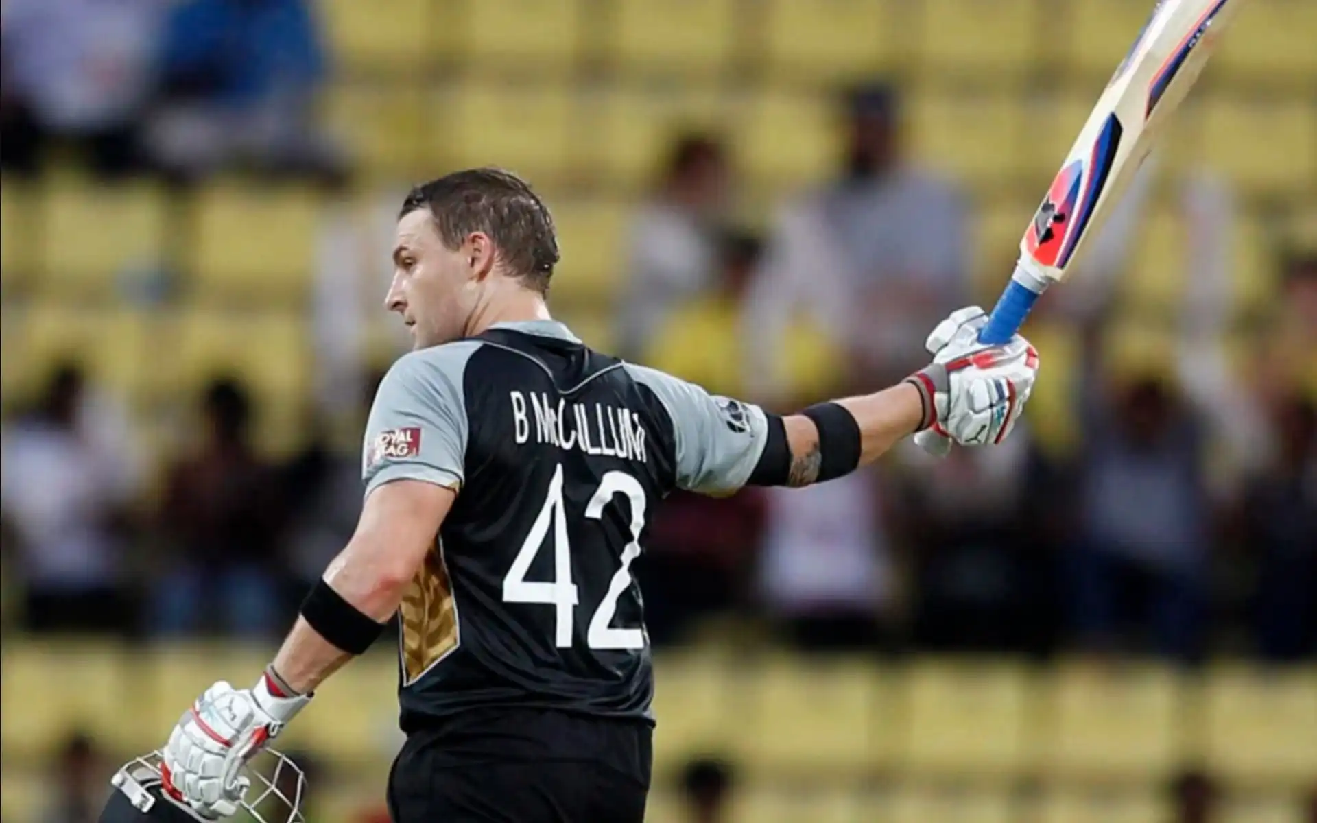 Brendon McCullum celebrating his century in 2012 T20 World Cup (AP)