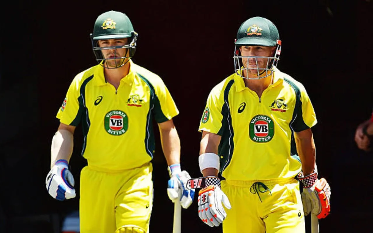 Davif Warner and Travis Head opening for Australia (x.com)