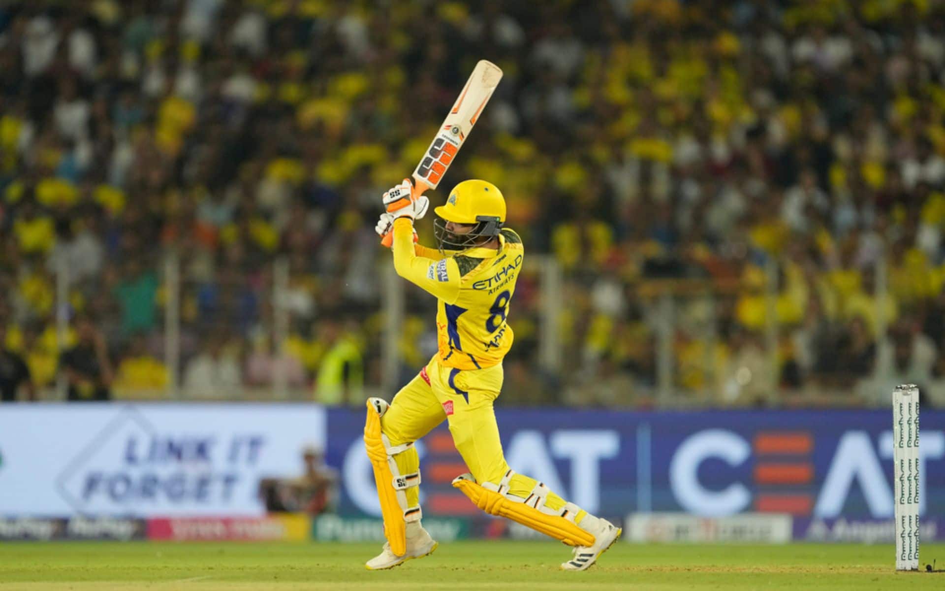 Jadeja mostly played at No.4 for CSK in IPL 2024 (AP Photo)