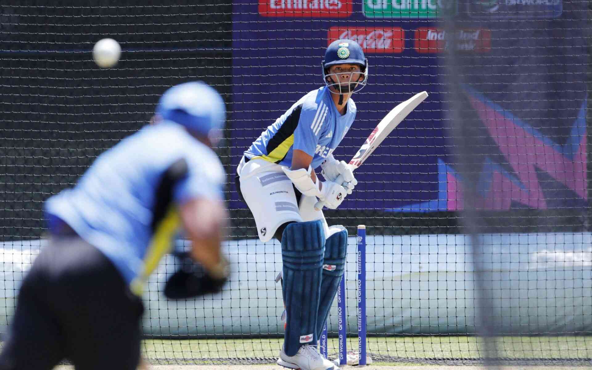Yashasvi Jaiswal batting in nets (X.com)