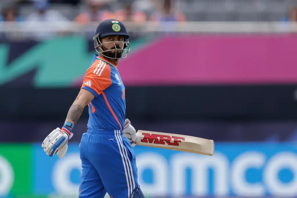 Virat Kohli was dismissed for a single run vs IRE (AP Photo)