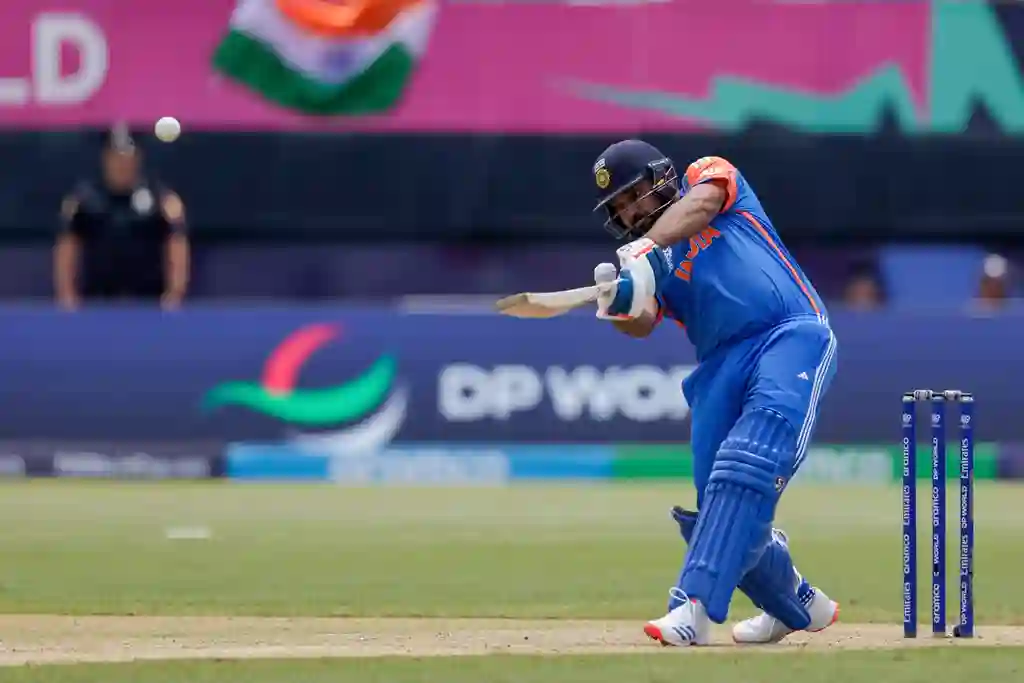 Rohit Sharma did not hold back while bashing Joshua Little (AP Photo)
