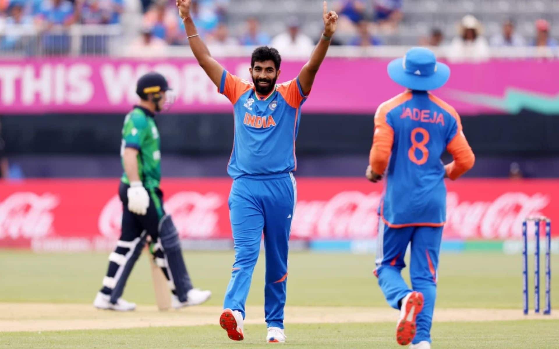 Jasprit Bumrah chipped in with two Irish wickets (x.com)