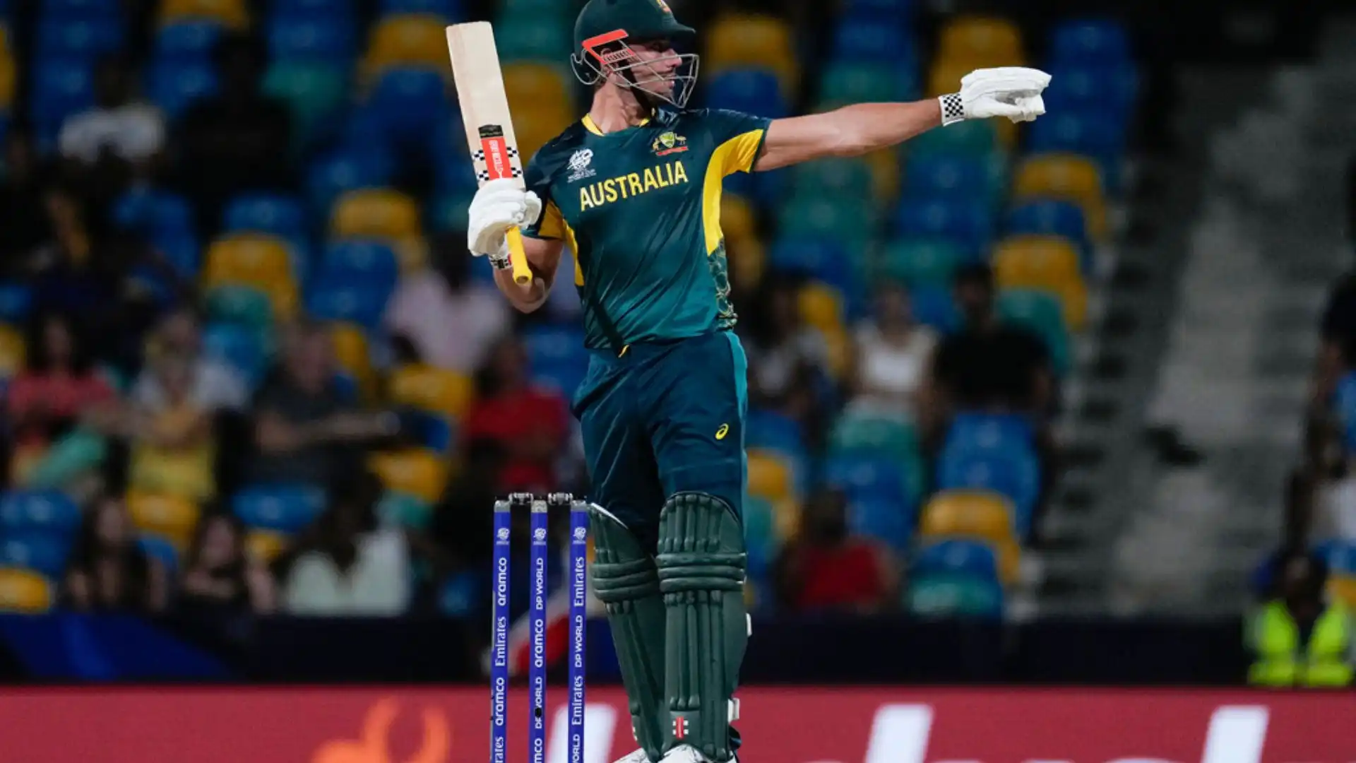 Marcus Stoinis had a tremendous outing vs Oman [AP]