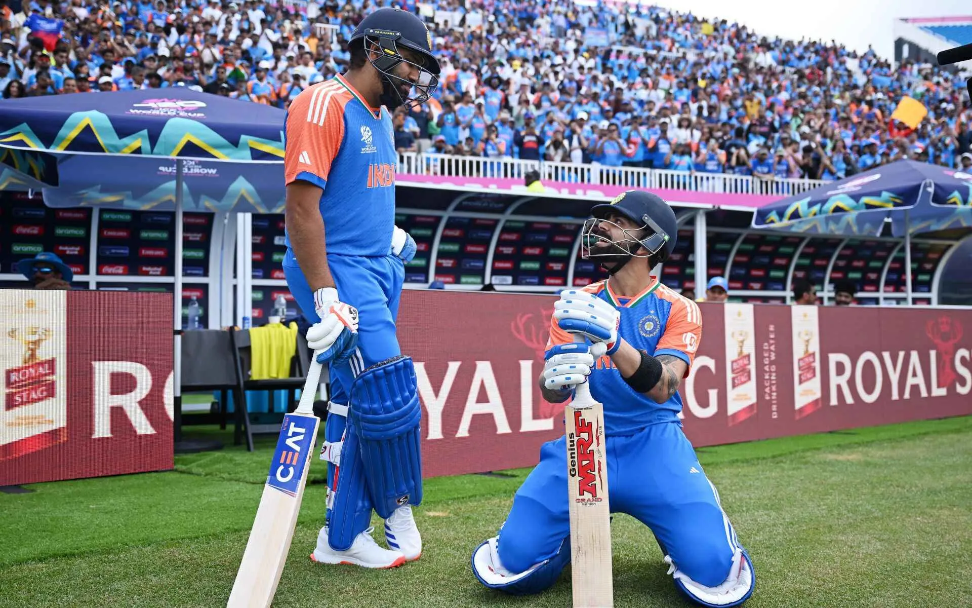 Rohit Sharma and Virat Kohli (x)