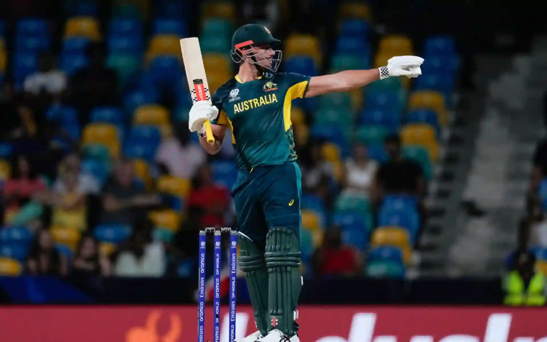Marcus Stoinis was outstanding against Oman with both the bat and the ball [AP Photos]