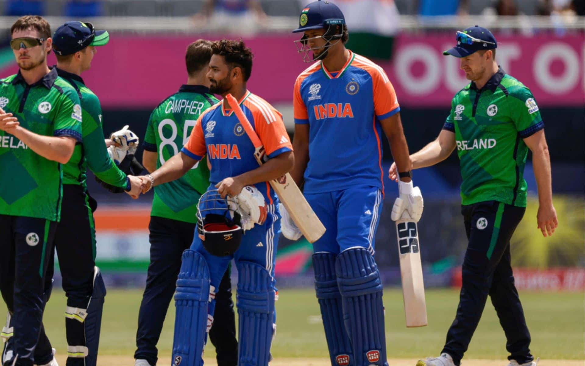 India win by 8 wickets against Ireland in eight match of the T20 World Cup 2024 [AP]