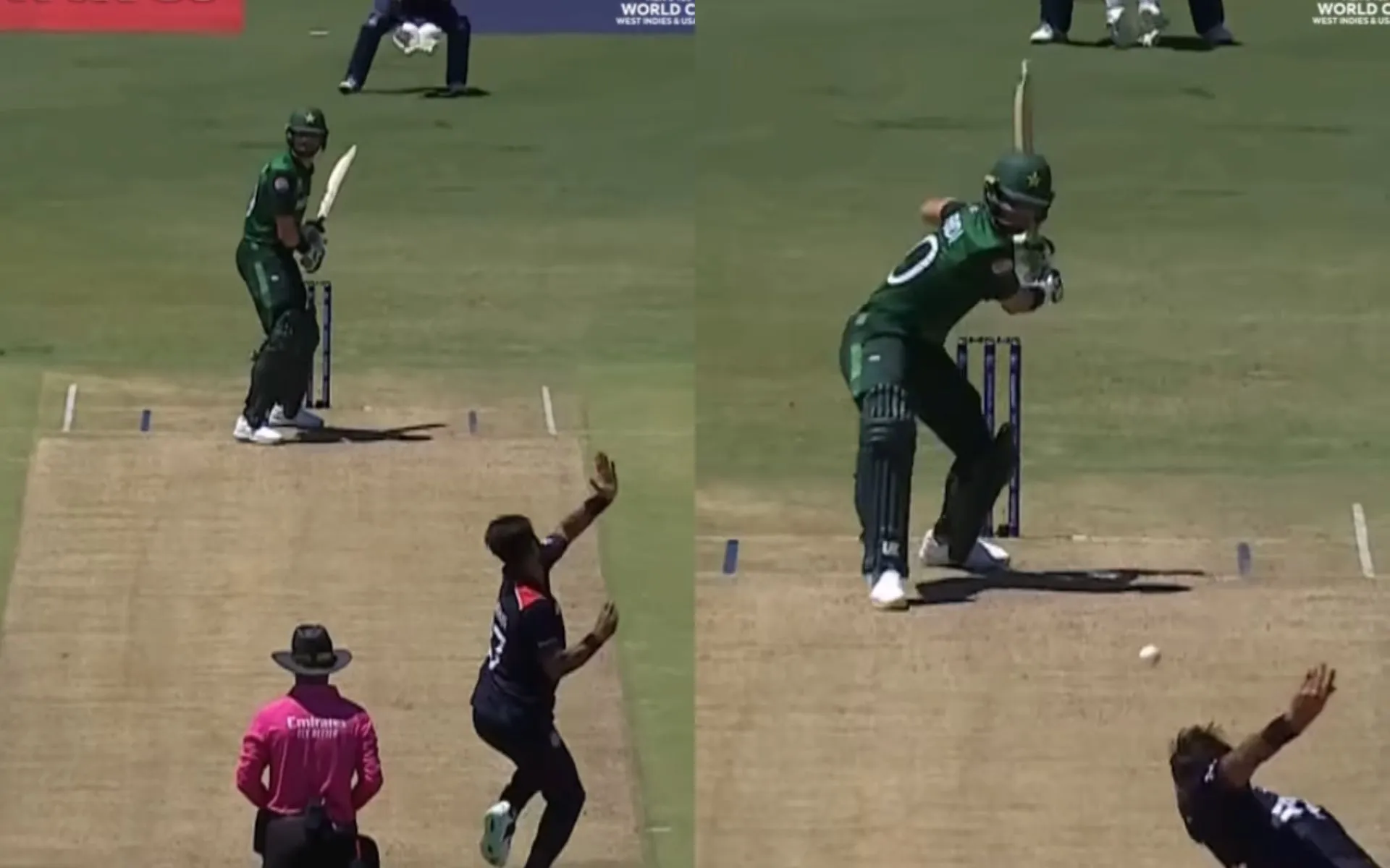 Shaheen Afridi goes big vs Ali Khan (X.com)