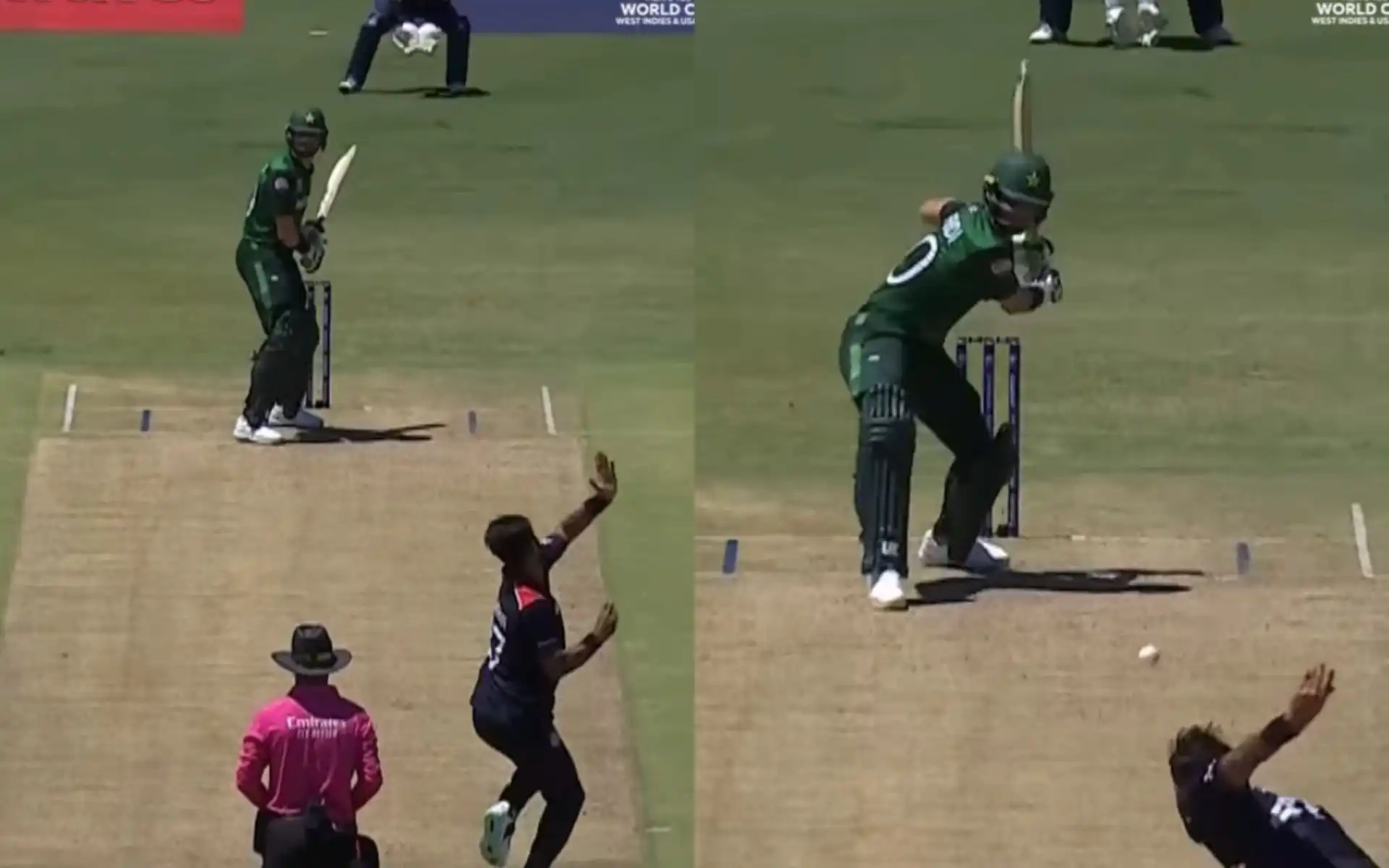Shaheen Afridi goes big vs Ali Khan (X.com)