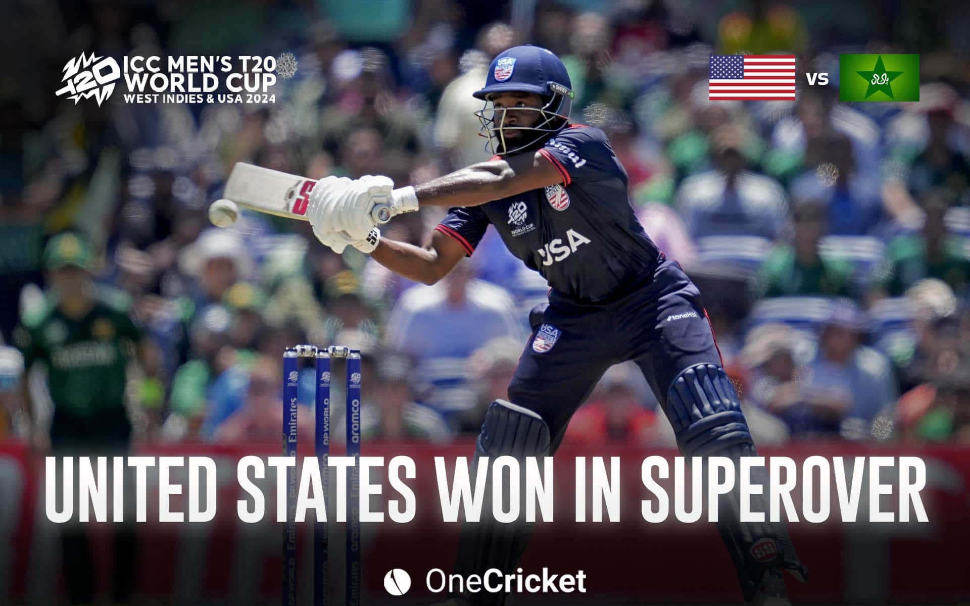 USA humbled Pakistan in T20 World Cup Group A game (OneCricket)