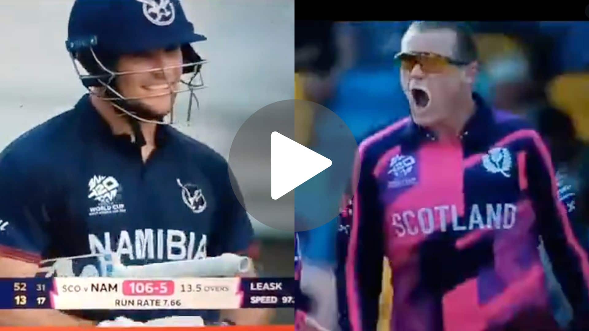 [Watch] Erasmus 'Smiles' As Leask Gives Him A Super-Angry Send Off After Cross' Clinical Stumping