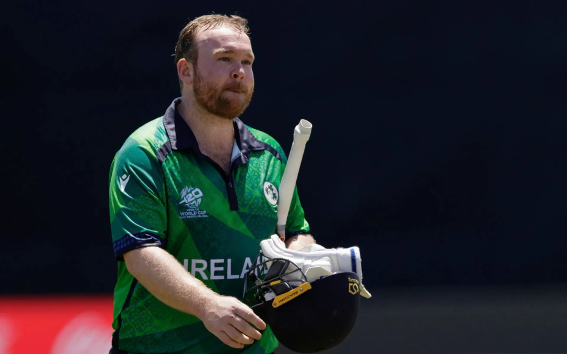 Ireland skipper Paul Striling against Canada [AP]