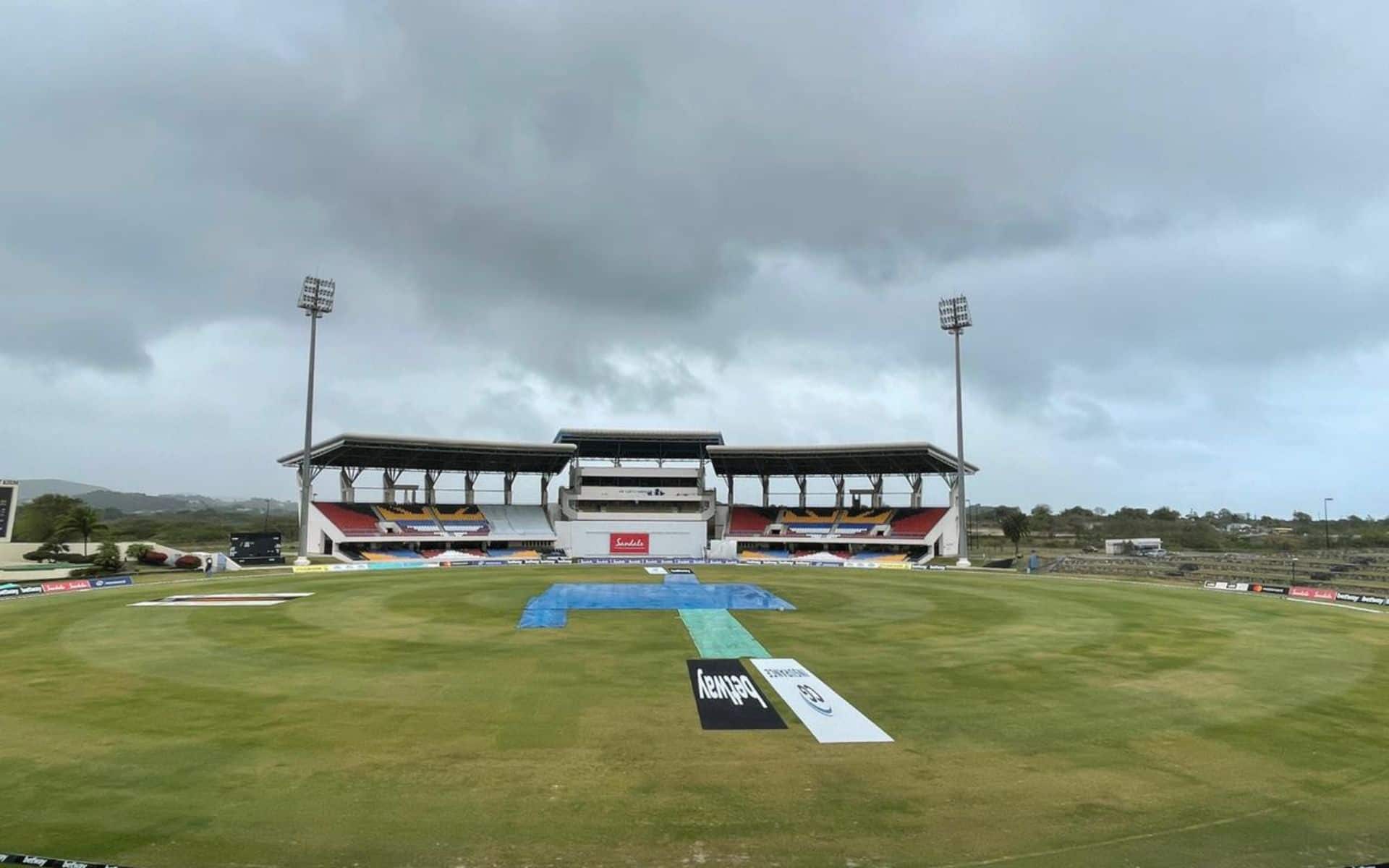 A bird-eye view of Sir Vivian Richards Stadium (X.com)