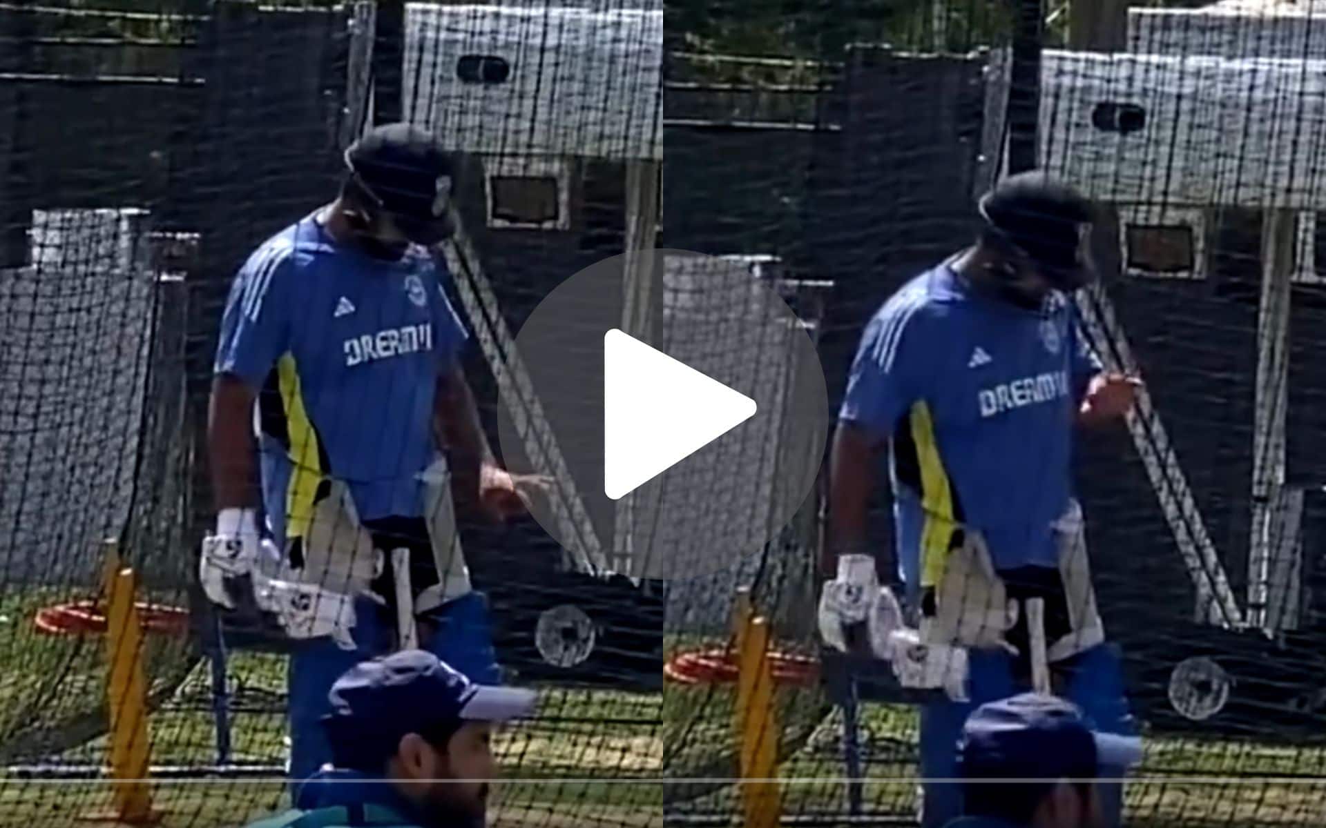 [Watch] Rohit Sharma Suffers Hand Injury Scare In Nets Before IND Vs PAK; Declared Fine Later