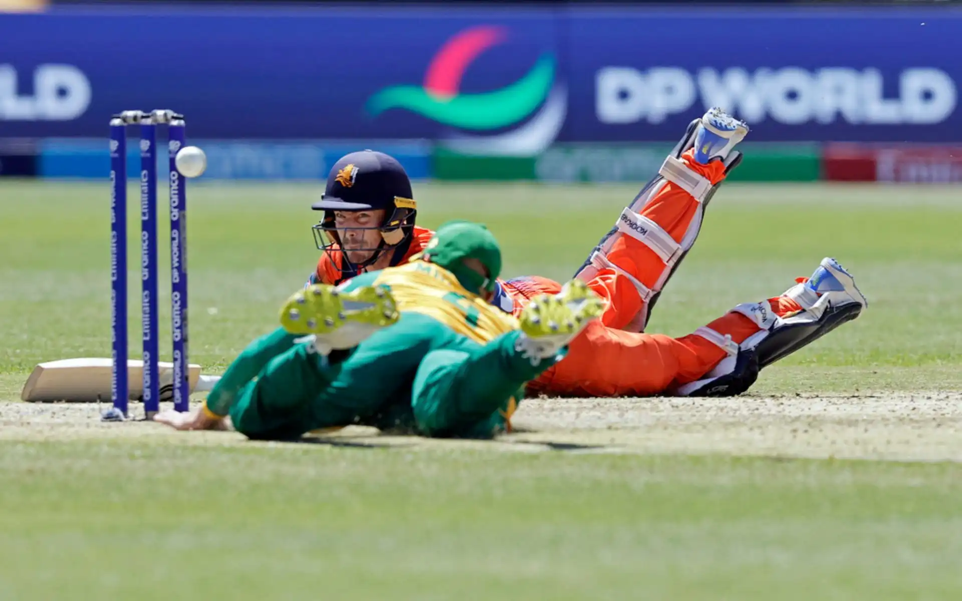 Aiden Markram running out Edwards (AP Photos)