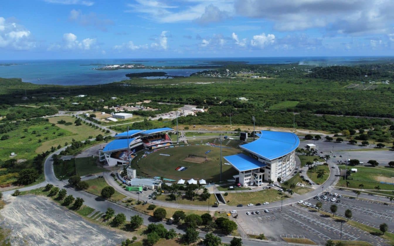 Sir Vivian Richards Stadium in Antigua will host OMA vs SCO (X.com)