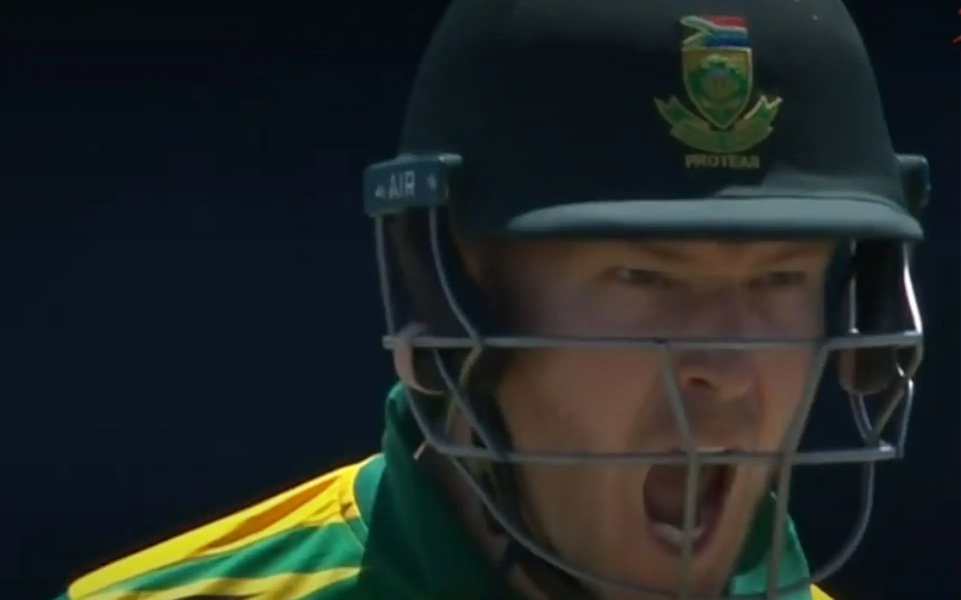 David Miller with a big roar after SA's win (X.com)