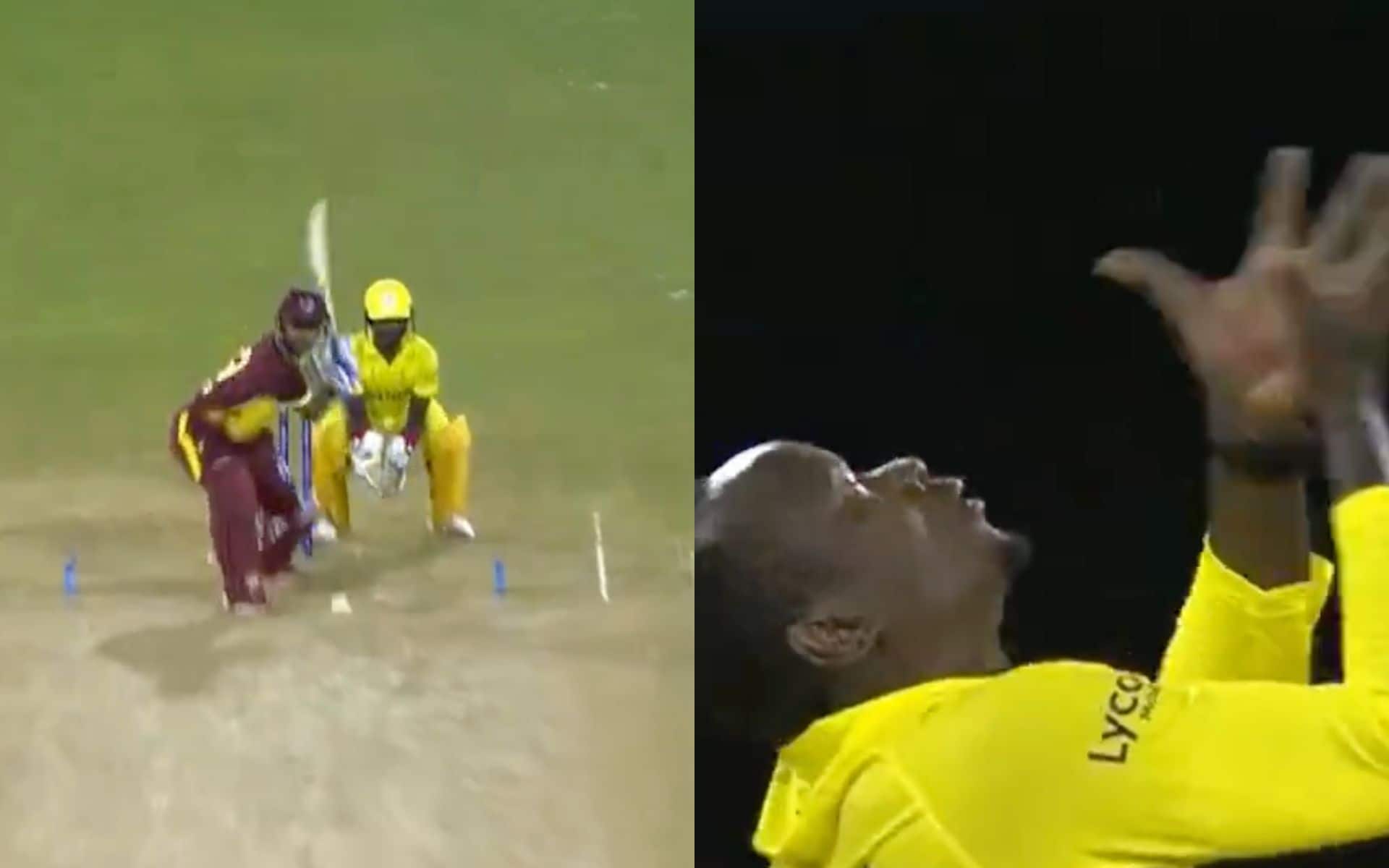 Nicholas Pooran was dismissed by Brian Masab in the tenth over of the innings [X]