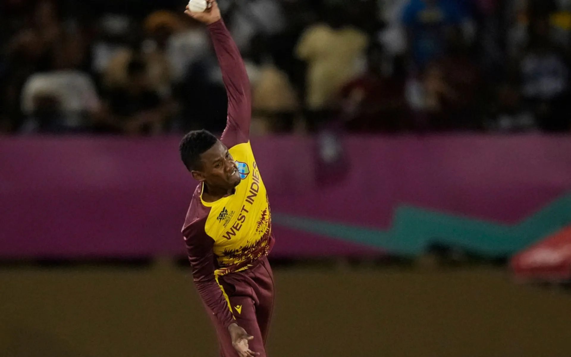 Akeal Hosein dismantled the Ugandan batting line-up [AP Photos]