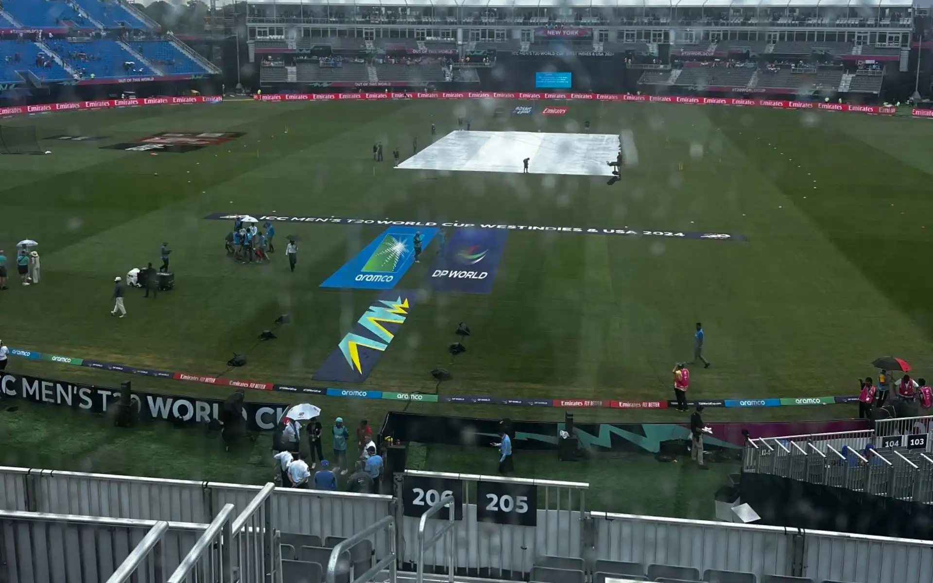 Rain arrives in New York ahead of IND vs PAK game (X.com)