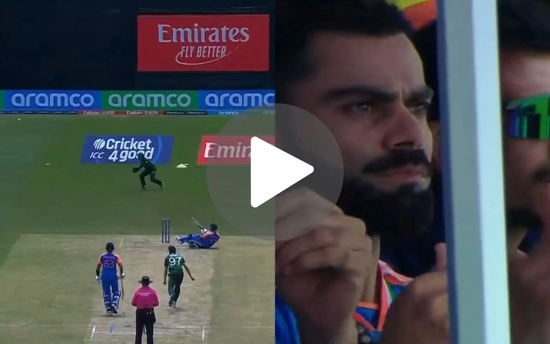 [Watch] Rishabh Pant's No-Look Lap Shot Vs Haris Rauf Earns Virat Kohli's HIghest Praise
