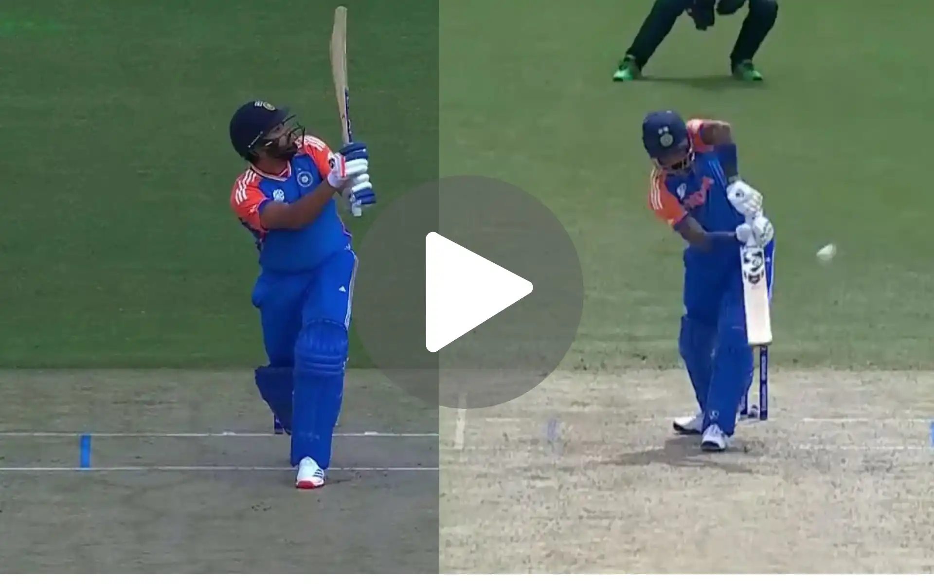 [Watch] Hardik Pandya Fails To Imitate Rohit's Classy Flick-Shot Six As PAK Shock IND