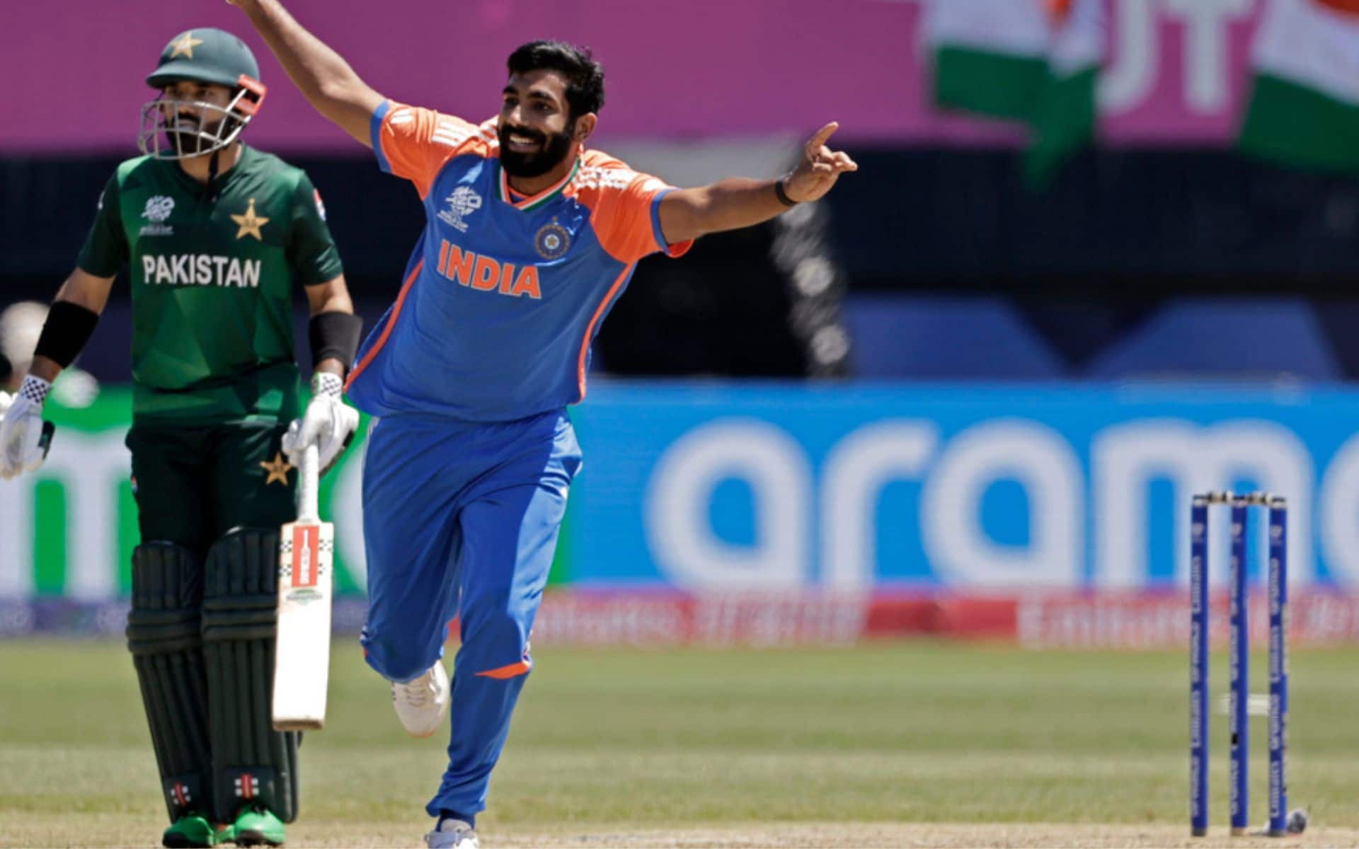 Bumrah removes Babar Azam in T20 World Cup 2024 [AP]