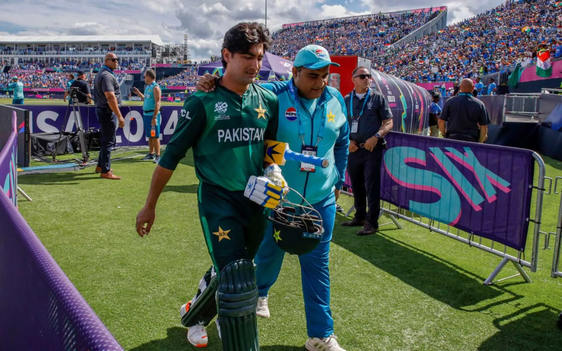 Pakistan lost to India in their second Group A game (AP)
