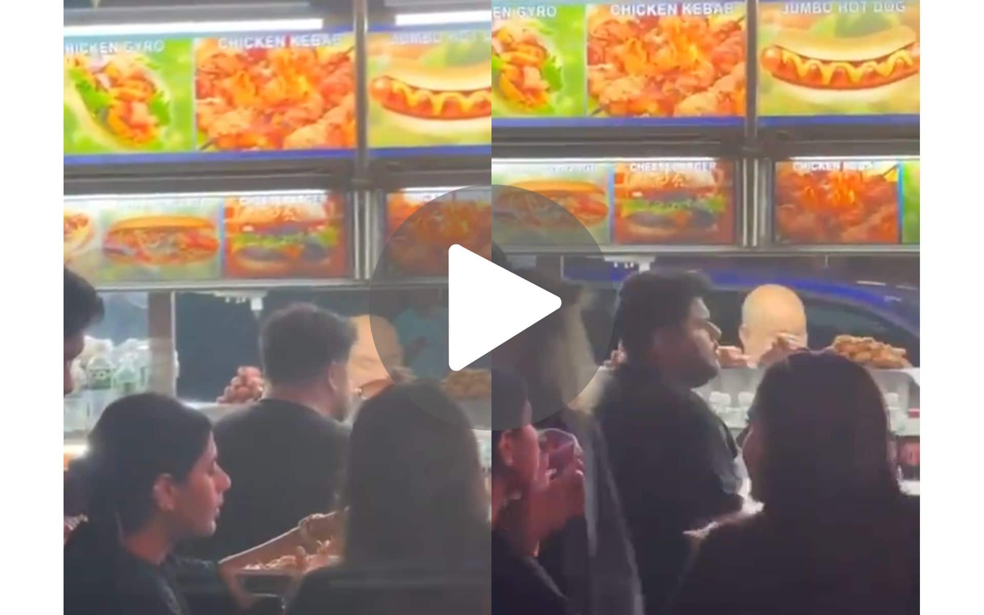 [Watch] Azam Khan Spotted Eating Street Food In New York After PAK’s Shambolic Defeat