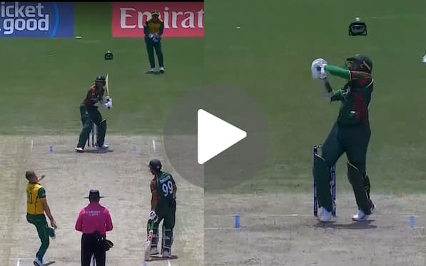 [Watch] Experienced Shakib's Careless Shot Brings South Africa Back In A Low-Scoring Game
