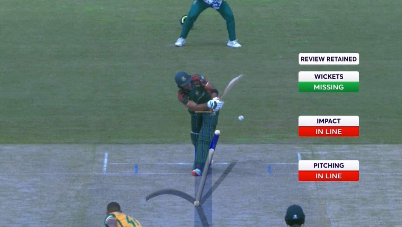 Bangladesh were robbed of crucial four runs due to DRS (Twitter)