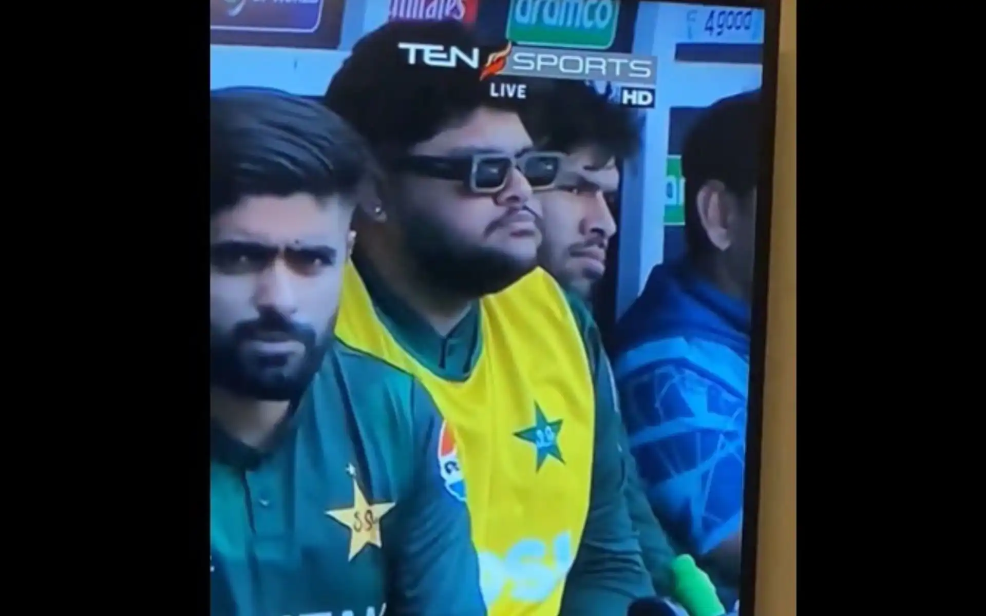 'He Has Gone For Vacation': Fans' Hilarious Reaction As Azam Khan Spotted Chewing Food During PAK-CAN Clash