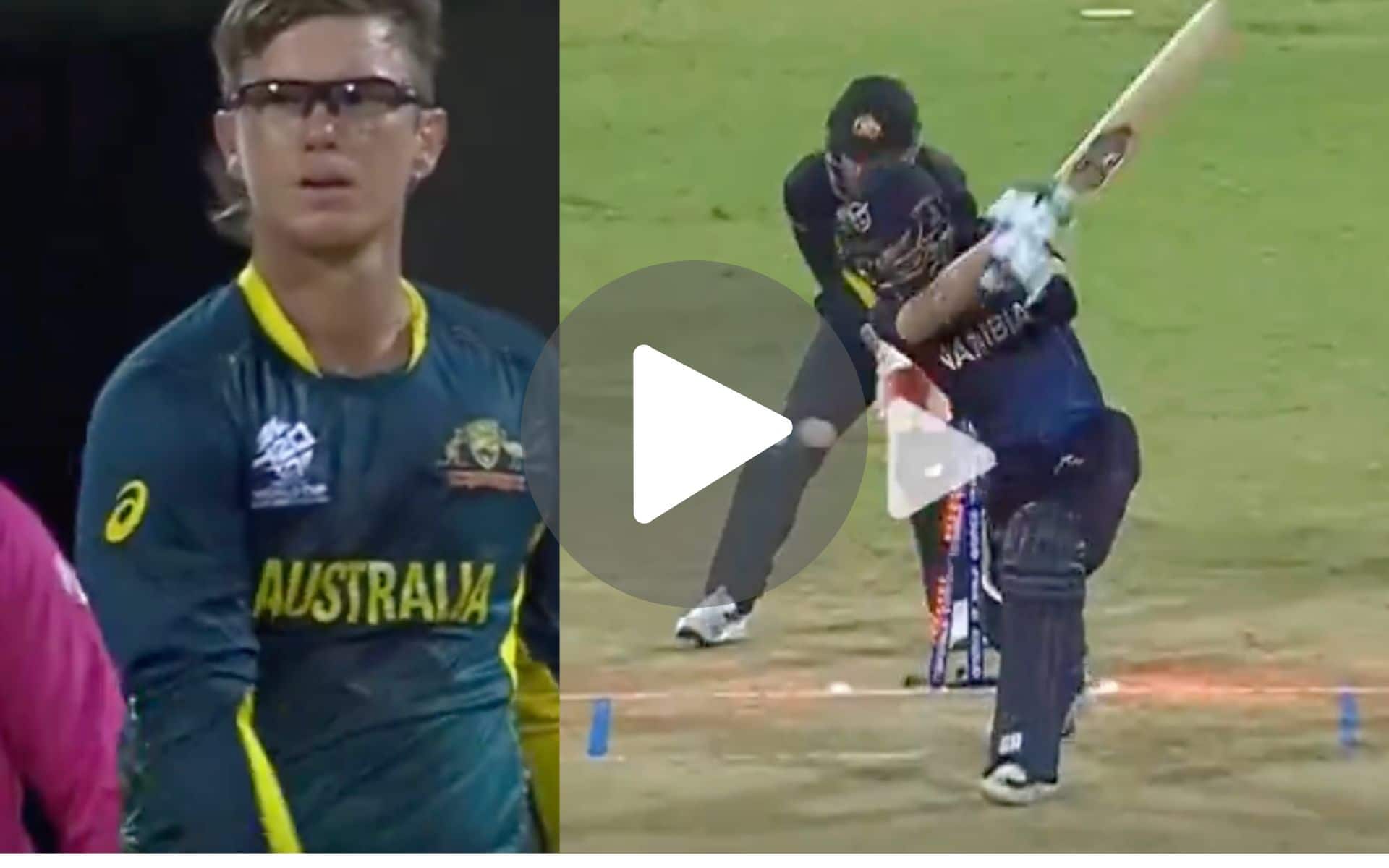 [Watch] Adam Zampa Bamboozles Namibian Batter With Brilliantly Disguised Googly