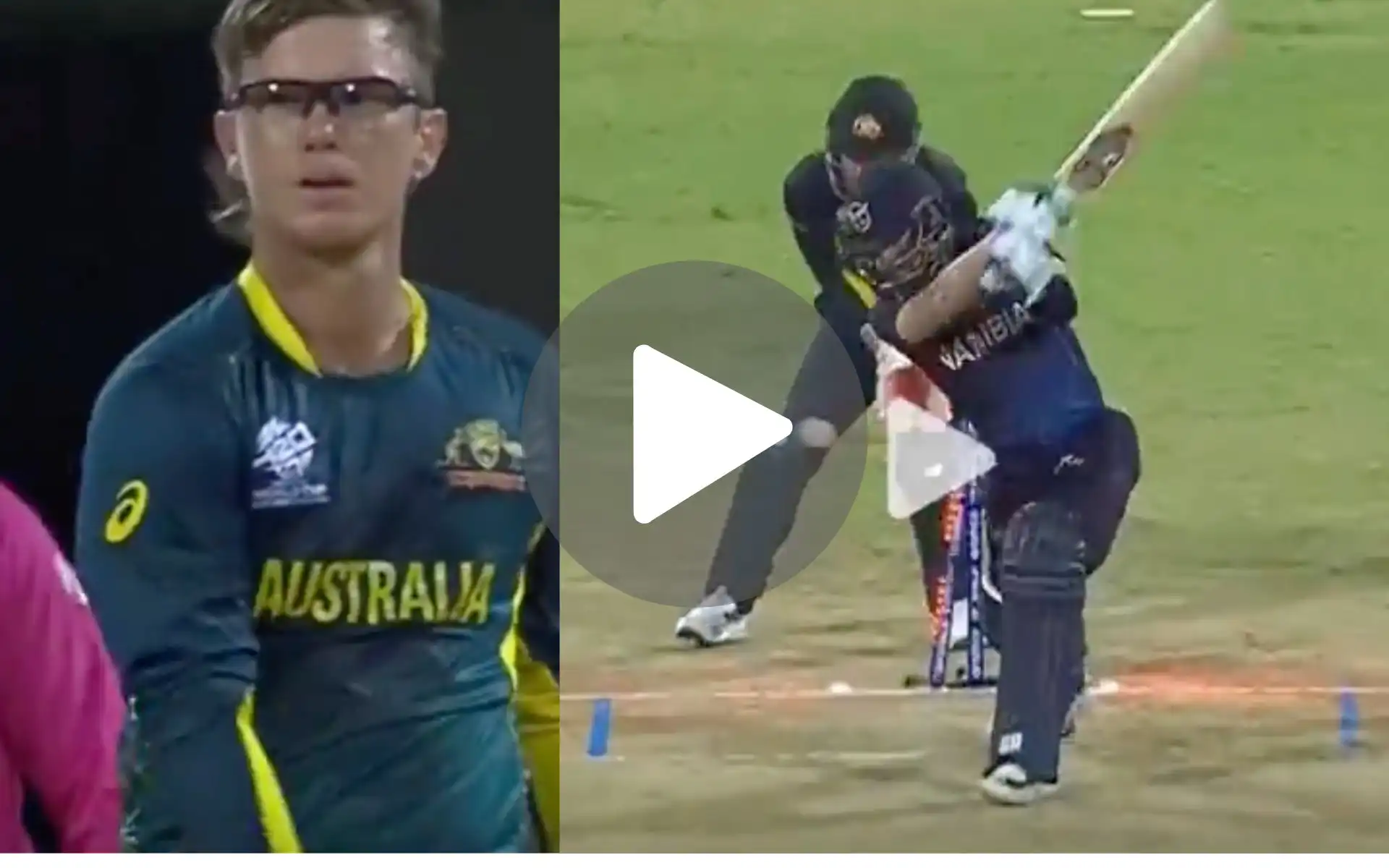 [Watch] Adam Zampa Bamboozles Namibian Batter With Brilliantly Disguised Googly