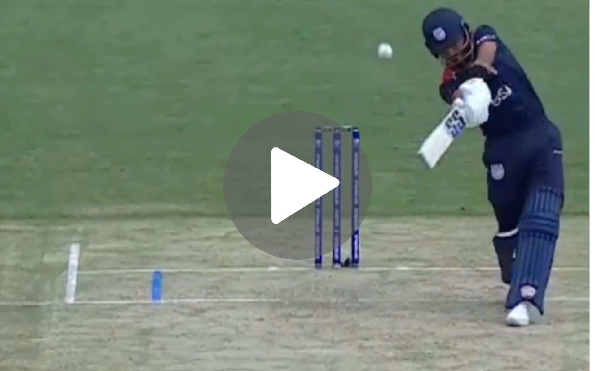 [Watch] Nitish Kumar Troubles India On Cricket Field; Slams Hardik For A Authoritative Six