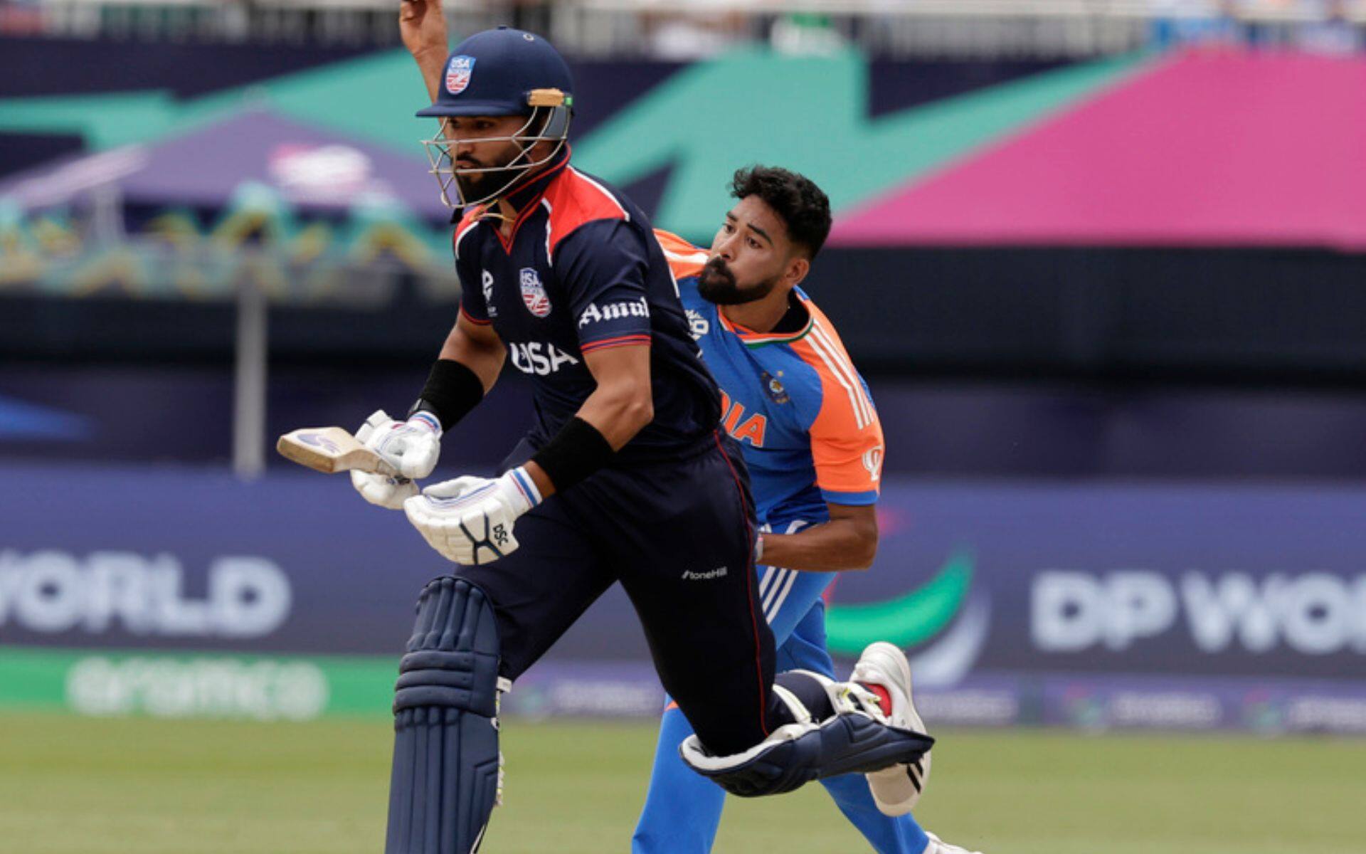 Siraj-Pant Hits Bull's Eye To Run-Out Jasdeep Singh [AP]