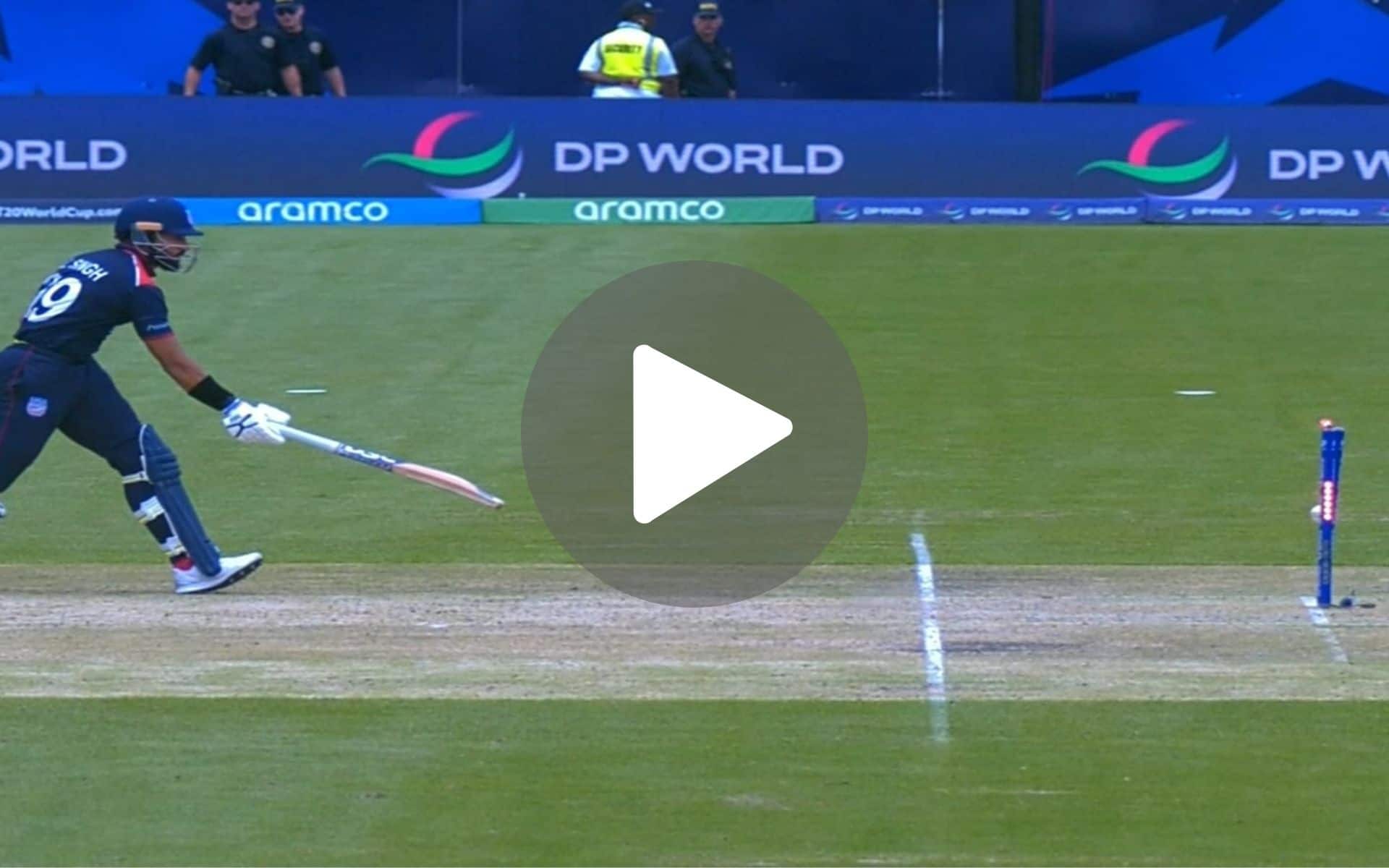 [Watch] Pant-Siraj's Tag Team Effort Produce Stunning Run Out To Clean Up USA For 110