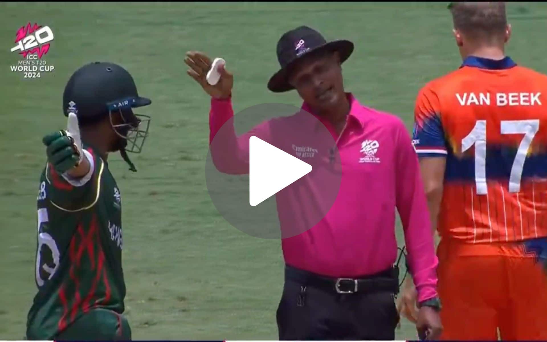 [Watch] Shakib Al Hasan Loses Cool Again; Gets Into An Heated Argument With Umpire vs NED