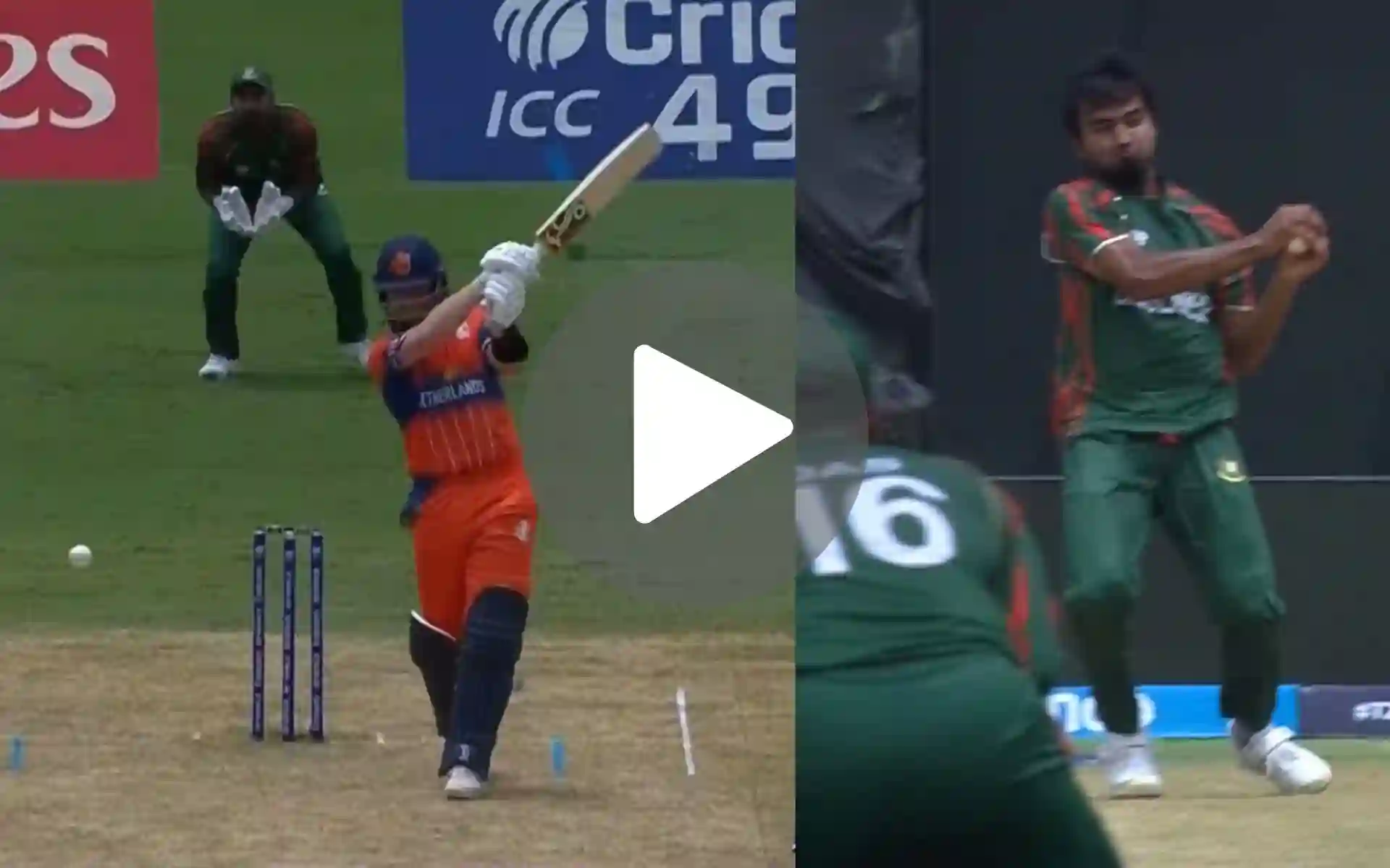 [Watch] BAN's Tanzim Hasan Shows Off  'Spiderman-Esque' Reflexes With A Blinder
