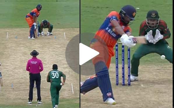 [Watch] 38-year-old Mahmudullah Fools 21-year-old Vikramjeet Singh With A Classic Off-Spinner's Delight