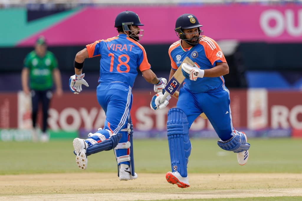 Rohit and Kohli have yielded poor results so far [AP]
