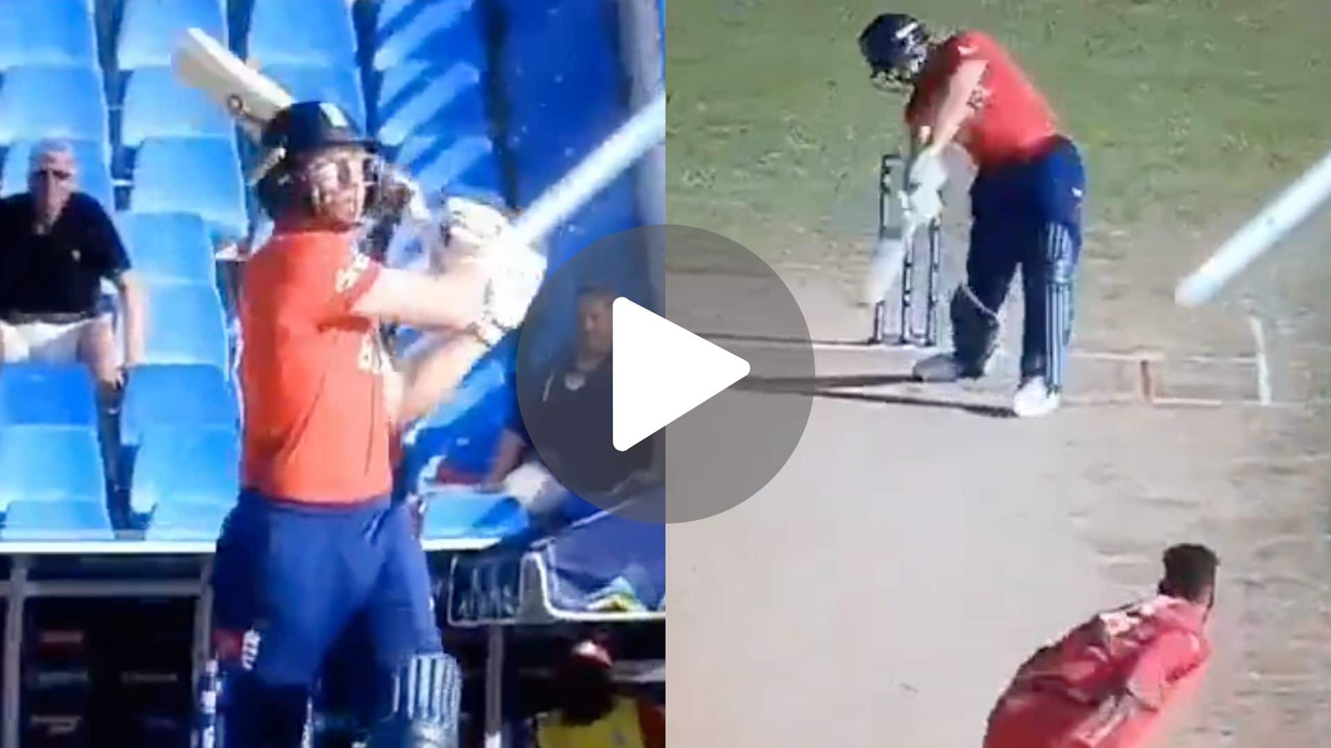 [Watch] 4, 4, 4, 6, 4! Jos Buttler Demoralises Bilal Khan As ENG Chase 48 In 3.1 Overs