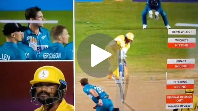 [Watch] Uganda Batter Takes 'Worst DRS Of T20 World Cup' As Southee Traps Him Plumb In Front