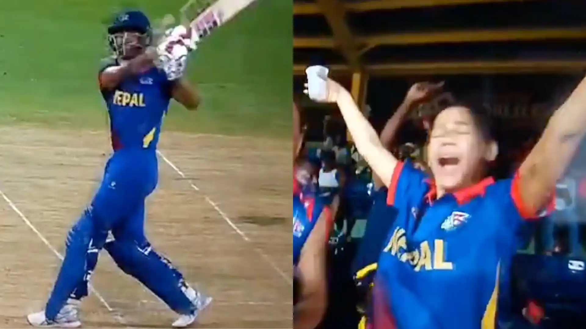Aasif Sheikh dispatched Rabada for a 98m six [X]
