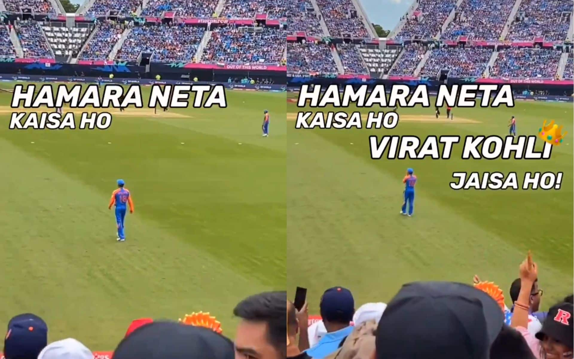 Virat Kohli is getting wild support during T20 World Cup 2024 (x.com)