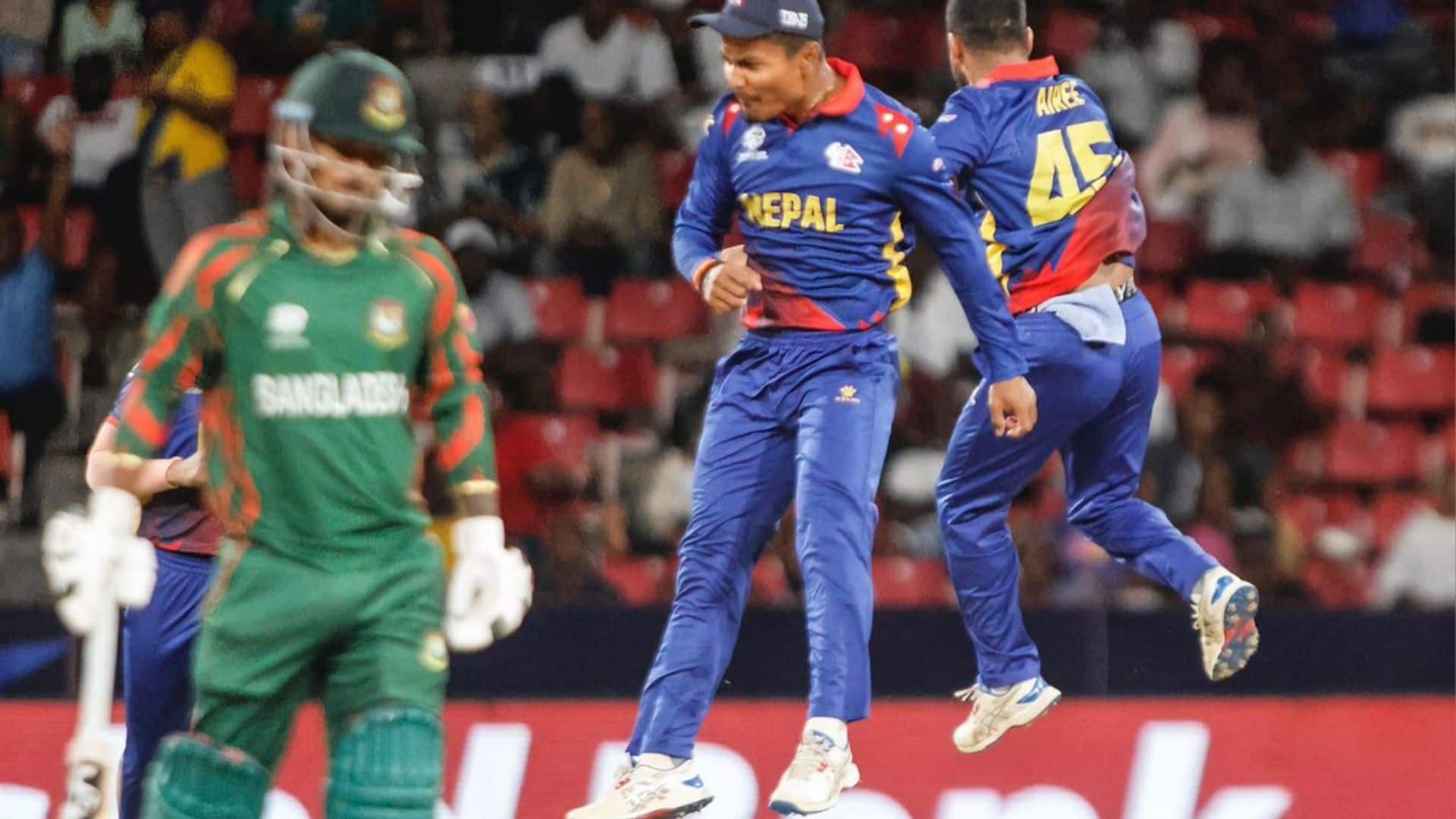 T20 World Cup 2024 | Bangladesh Attain 'This' Shambolic Feat As Nepal Bowl Them Out For 106