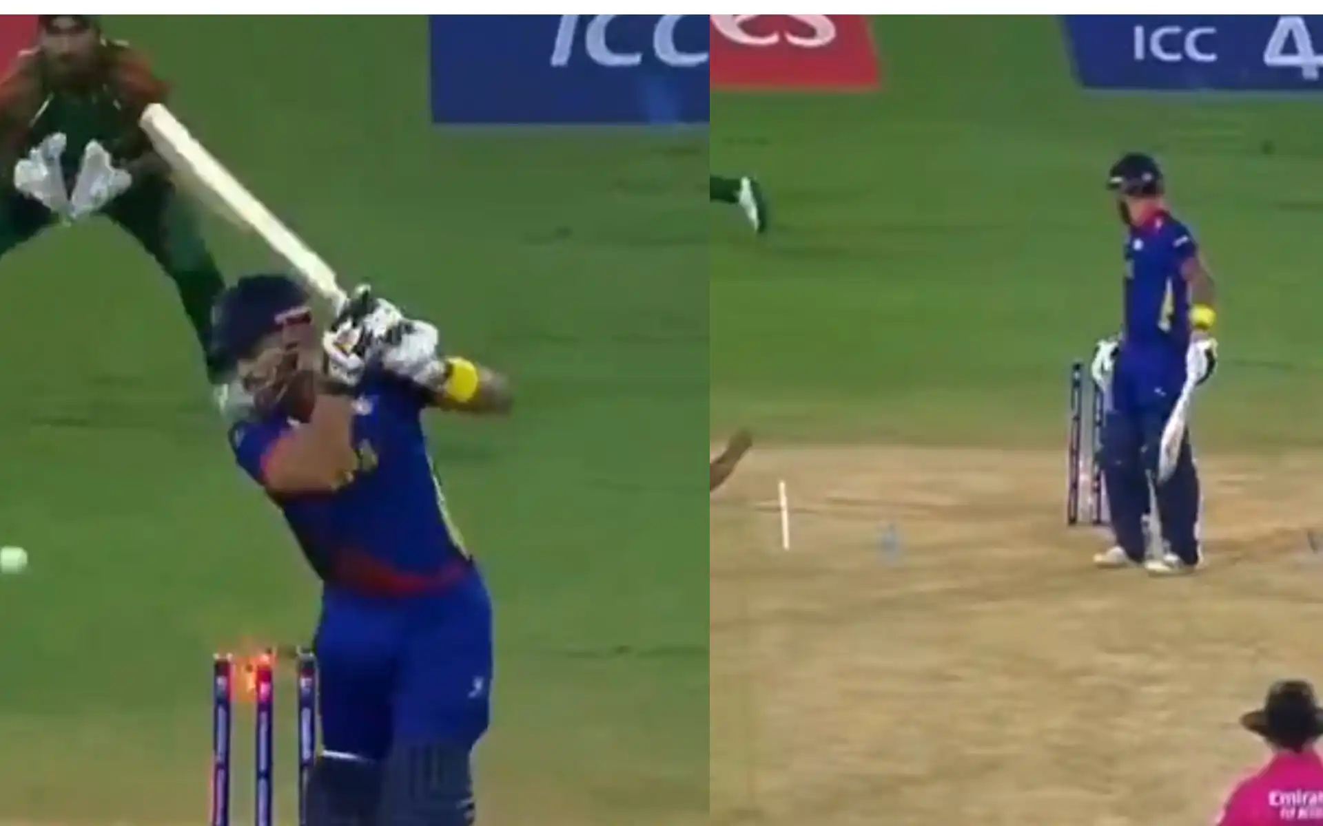 Kushal Bhurtel was dismissed by Sakib [X]