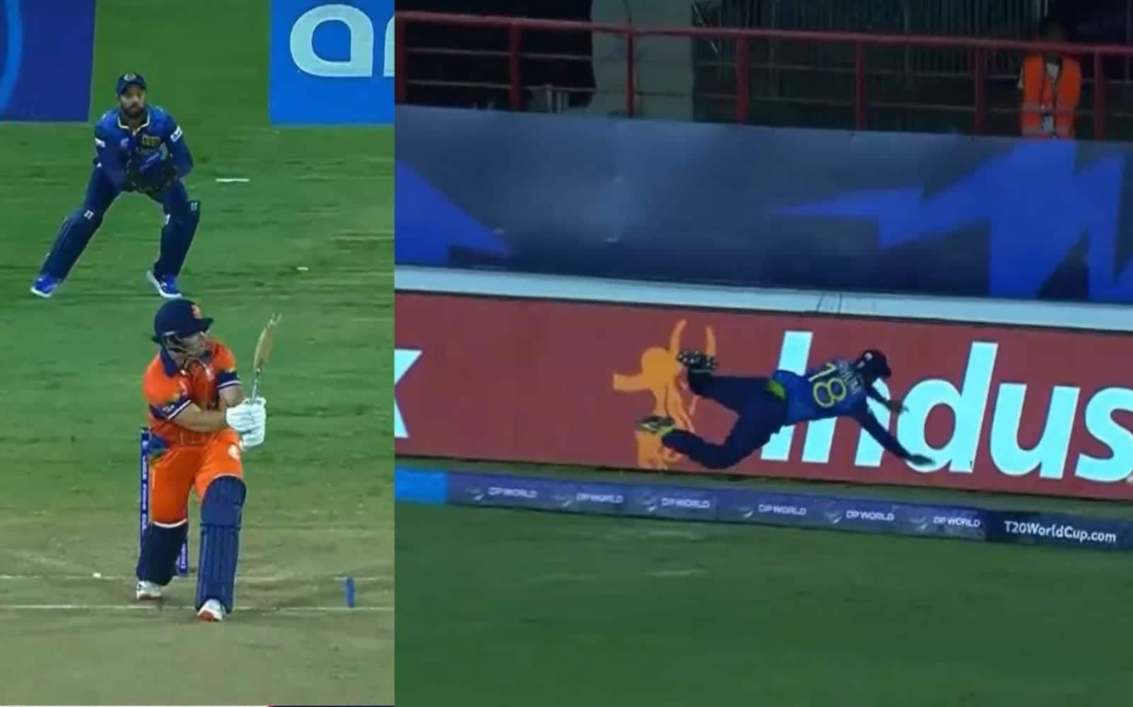 Nissanka makes an insane effort to save a six [Hotstar]